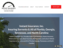 Tablet Screenshot of instantinsuranceinc.com